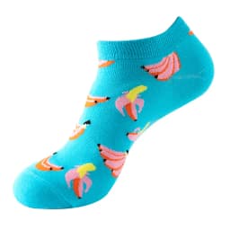 Spring and summer thin men and women shallow mouth cotton socks fruit animal trend comfortable breathable boat socks