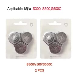 Original Shaver Blade For Xiaomi Mijia Electric Shaver S300 S500 S500C shavers Razor Steel Blades Waterproof Dual-layer blade