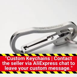 Stainless Steel Keychain Custom Lettering High-grade Keyring Personalized For Men's Car Buckle Key Chain Ring Holder K415