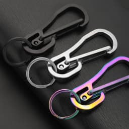 Stainless Steel Keychain Custom Lettering High-grade Keyring Personalized For Men's Car Buckle Key Chain Ring Holder K415