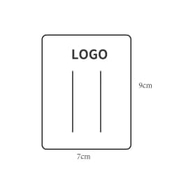 100PCS 19 Sizes White Black Brown Kraft Paper Custom Cardboard For Jewelry Earring Display Card Necklace Holder Stand Packages