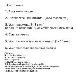 100PCS 19 Sizes White Black Brown Kraft Paper Custom Cardboard For Jewelry Earring Display Card Necklace Holder Stand Packages