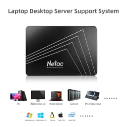 Netac SSD 4tb 2tb 1tb 2.5inch SATA3 128gb 256gb 512gb SSD Hard Disk HDD Internal Solid State Drive for Laptop Desktop