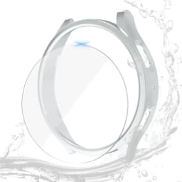 Glass+Case for Samsung Galaxy Watch 5/5 Pro Waterproof PC Galaxy Watch 5 40mm 44mm Cover Watch 5 Pro 45mm Cover+Screen Protector
