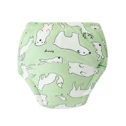 6 Layers Baby Elinfant 2 Size Diapers For Swimming Absorbent Ecological Diapers Reusable Training Panties Happy Flute Newborn