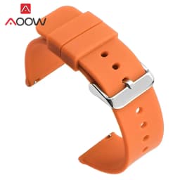 12/14/16/18/20/22/24mm Sport Silicone Strap Universal Colorful Quick Release Waterproof Men Women Replacement Watchband Bracelet