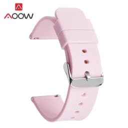 12/14/16/18/20/22/24mm Sport Silicone Strap Universal Colorful Quick Release Waterproof Men Women Replacement Watchband Bracelet