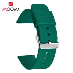 12/14/16/18/20/22/24mm Sport Silicone Strap Universal Colorful Quick Release Waterproof Men Women Replacement Watchband Bracelet