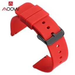 12/14/16/18/20/22/24mm Sport Silicone Strap Universal Colorful Quick Release Waterproof Men Women Replacement Watchband Bracelet