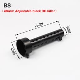 DB Killer Silencer Noise Sound Exhaust Adjustable Muffler Silencer 35mm/42mm/45mm/48mm/60mm