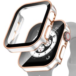 Cover for Apple Watch Case 46mm 42mm 45mm 44mm 49mm 41 40mm Tempered Glass Screen Protector Series 11 10 7 8 9 SE 6 5 4 Ultra 3
