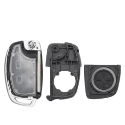 KEYYOU 3/4 Buttons Flip Folding Remote Control Key Fob Shell For Hyundai HB20 SANTA FE IX35 IX45 Accent I40 Car Key Case Cover