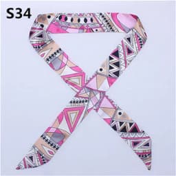 47 Colors Brand Bandana Small Silk Bag Scarf Women Head Hijab Scarf Long Skinny Scarves For Ladies Fashion Headband
