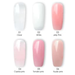Venalisa New Acrylic Gel Poly Extension Nail Gel Soak Off UV LED Durable Gel Slice Tips Fast Dry Clear Jelly Gel Base Top Coat