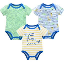 Kavkas Baby Girls Bodysuits 6/3 pcs/lot Summer Cotton Baby Clothes Short Sleeve Newborn body bebe 0-3 months Infant Clothing