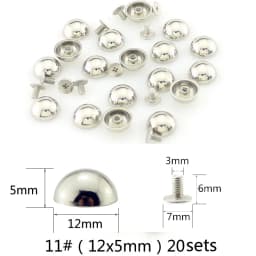 All Kinds of Silver Spikes Rivets For Leather Punk Studs and Spikes For Clothes Thorns Patch Tachas Para Ropa Remaches