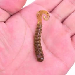 10pcs/Lot Swivel Worms Soft Fishing Lures 6.5cm 1.3g Jig Wobblers Bass Shrimp Fishy Smell Silicone Artificial Bait Pesca Tackle
