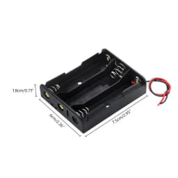 Hot Sell 18650 Power Bank Cases 1X 2X 3X 4X 18650 Battery Holder Storage Box Case 1 2 3 4 Slot Battery Container With Wire Lead