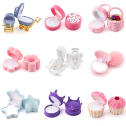 1 Piece Lovely Velvet Jewelry Box Container Wedding Ring Box for Earrings Necklace Bracelet Display Gift Box Holder 16 Styles