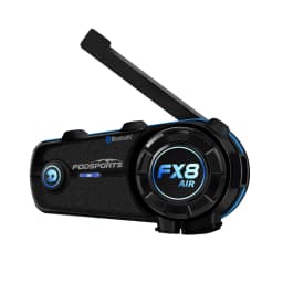 Fodsports Motorcycle Intercom FX8 Air Helmet Bluetooth Headset for 4 Riders Interphone FM Radio Commutator Moto Intercomunicador