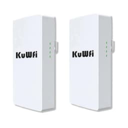 KuWFi 2.4Ghz 300Mbps Outdoor CPE Bridge Wireless Wifi Router AP Repeater Mode Long Range Extender Wireless Bridge PTP PTMP 1KM