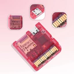 Chiscart DSpico Game Reader Cart Injection Molded Transparent Case with RP2040 MCU For NDS NDSL DSi 3DS Console