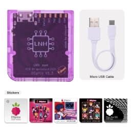 Chiscart DSpico Game Reader Cart Injection Molded Transparent Case with RP2040 MCU For NDS NDSL DSi 3DS Console