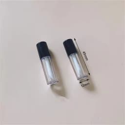 6pcs/lot 3ml/0.8ml Plastic Lip Gloss Tube Small Lipstick Tube/Mascara Eyelawith Leakproof Inner Sample Cosmetic Container