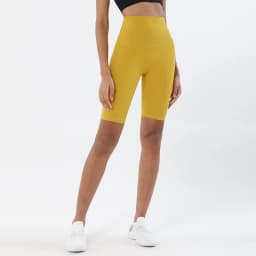SOISOU Nylon Women's Shorts Gym Yoga Cycling Shorts High Waist Elastic Breathable No T Line Fitness Womens Clothing 24 Colors