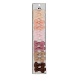 12Pcs/Lot Solid Color Grosgrain Ribbon Bowknot Kids Hair Clips Handmade Bows Baby Girls Barrettes Hairpins Photo Props Gift Set