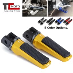 Front Foot Pegs Footrests For Yamaha MT07 MT09 MT 07 09 TRACER GT FZ6 FAZER FJR1300A/AS XSR700 XSR900 XSR 700 900 XJ6 DIVERSION