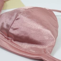 Women's French Style Bra Girl Wrapped Chest Adjustable Shoulder Strap Single Buckle Satin Sexy Tube Top Underwear Lingerie
