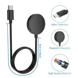 For Samsung Galaxy Watch 7/6/6 Classic/5/5 Pro/4/4 Classic Chargers USB-C Charger Smart Watch Accessories Replacement Charger