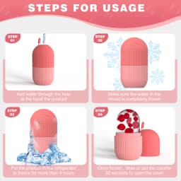 1pc Silicone Face Ice Cube Mold for Beauty and Skin Care Silicone Face Ice Roller