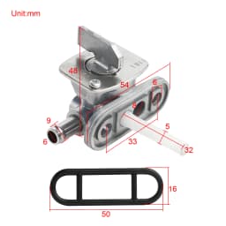 Fuel Switch Valve Petcock Tap for Yamaha YZF R1 YZF-R1 YZF 1000 1000R YZ 80 490 XJ900 XT600 FZS 600 1000FZ400 TDM850