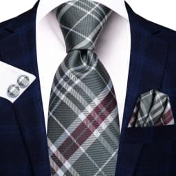 Blue Business Solid Plaid Striped Men's Tie NeckTie 8.5cm Ties for Men Formal Gold Orange Wedding High Quality Gravata Silk