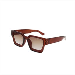 1PC Unisex Plastic Fashion Square Frame Sunglasses For Street Photography And Beach Trips Driving Accessories
