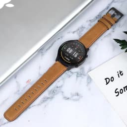 Vinatge Distressed Leather Strap For Huawei Watch GT 2 Bracelet For Samsung Galaxy Active 2 Amazfit Bip 20mm 22mm Watchbands