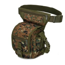 Nylon Tactical Gear Thigh Drop Leg Bag Men Outdoor Hunting Molle Bag Multipurpose Utility Bag for Hiking Camping