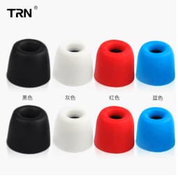 TRN 3Pairs (6pcs) Earphone Memory Cotton Earmuffs Rebound Earplugs PU Sponge Memory Sponge Earphone Eartips V90 MT1 ST1 BA15