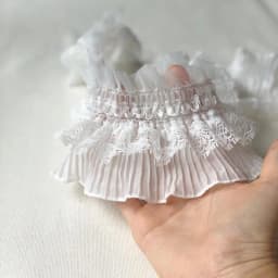 1 Yard Width 8CM Embroidery Lace Clothing Lace Fabric Lace Layer Materials Vintage Dress Lace Accessories