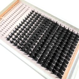 Wispy Lash Clusters with Spikes Salon-Like Eyelash Clusters DIY D Curve Cluster Eyelash Extensions Full Spiky Individual Lashes
