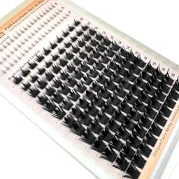 Wispy Lash Clusters with Spikes Salon-Like Eyelash Clusters DIY D Curve Cluster Eyelash Extensions Full Spiky Individual Lashes