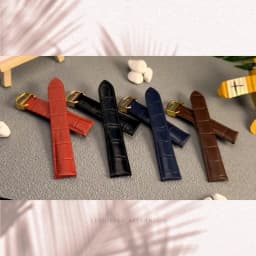 Genuine Leather Strap Replacement For Cartier Tank Solo Men Women Watch Chain Blue red pink Watchband Bracelet Belt 16 18 20mm