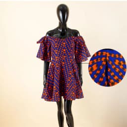 Women`s Dresses African Clothes Off Shoulder High Waist Elegant Dress Women's Sexy Casual Party Mini Dress Print Attire A2225019