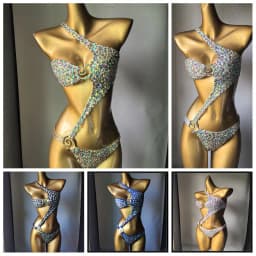2025 newest fashion swimsuit bar bikinidiamond bikini crystal bar bikini swimsuit handmade bar bikini diamond bikini swimsuit