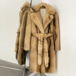 OFTBUY Long Faux Fur Jacket Fashion European Style Lapel Fur Coat Eco-friendly Covered Button Loose Casual Women Coats Winter