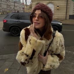 Neo Mint Chic Street Girls Cow Print Fur Coat Women 2025 Winter New Brand Fashion Warm Faux Fur Jacket Autumn Iconic Streetwear