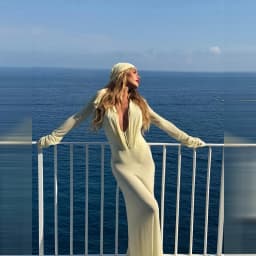 Luxury See Through Mesh Bodycon Maxi Dress For Women Lady Long Flared Cuff Deep V Neck Pleated Beach Holiday Evening Party Gown