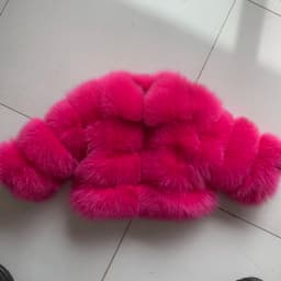 Children's Fox Fur Jacket Real Fox Fur Childs Fur Coat Suitable for Girls and Boys Aged 1-15 Years Old Kids Fur Coat Universal